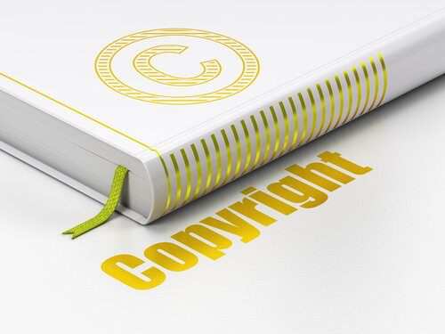 How to use a book for copyright