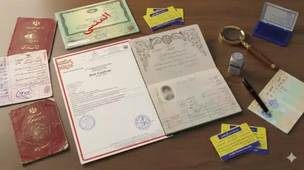 ترجمه رسمی شناسنامه طرح قدیم