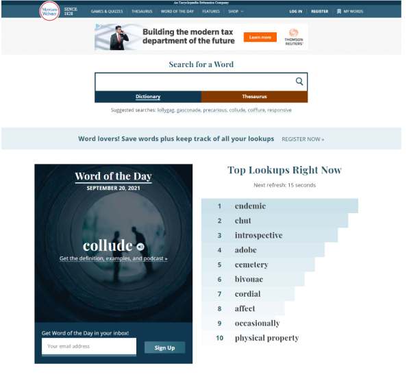 Merriam-Webster Online
