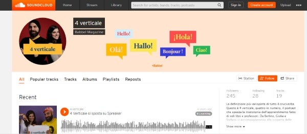 پادکست ایتالیایی 4 Verticale