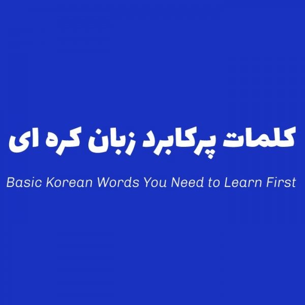 آشنایی با اصطلاحات و کلمات پرکاربرد زبان کره ای