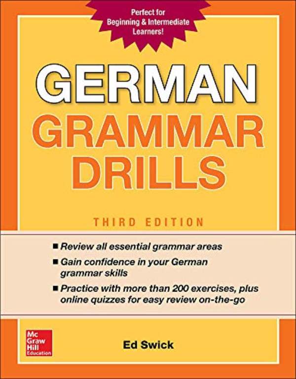 کتاب دستور زبان آلمانی German Grammar Drills