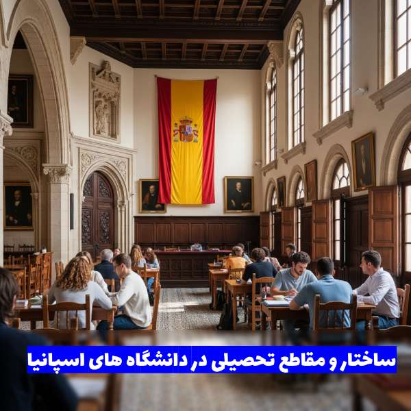 ساختار و مقاطع تحصیلی در اسپانیا